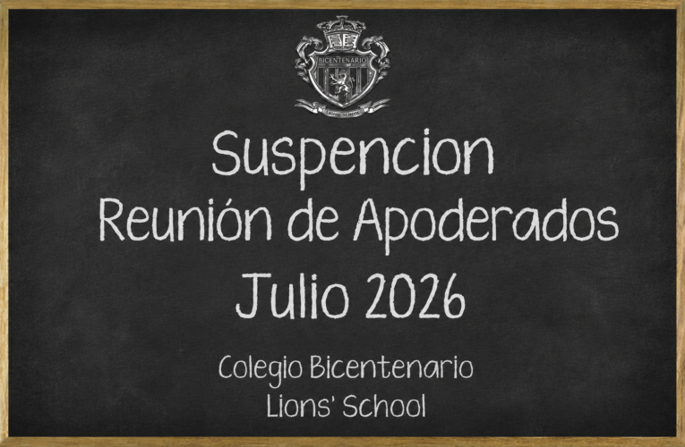 Suspencion de Reuniones mes de Julio