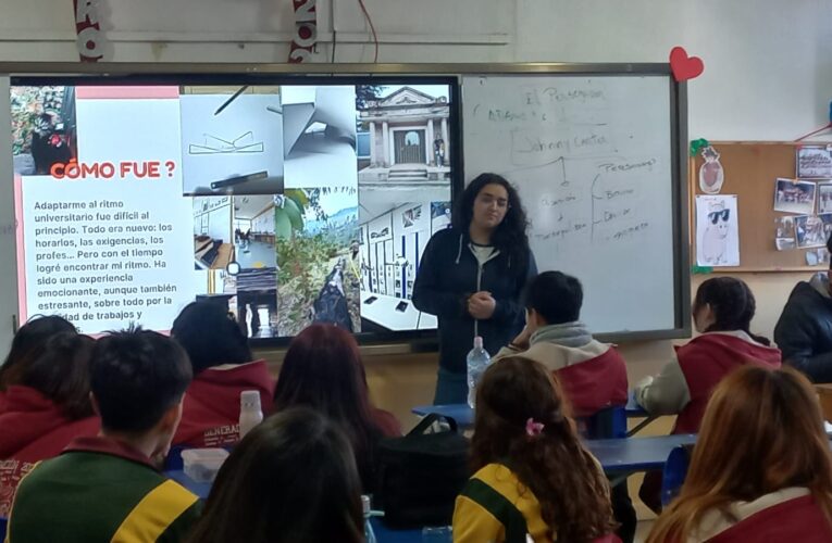 Charla de ex alumna a cuarto medio